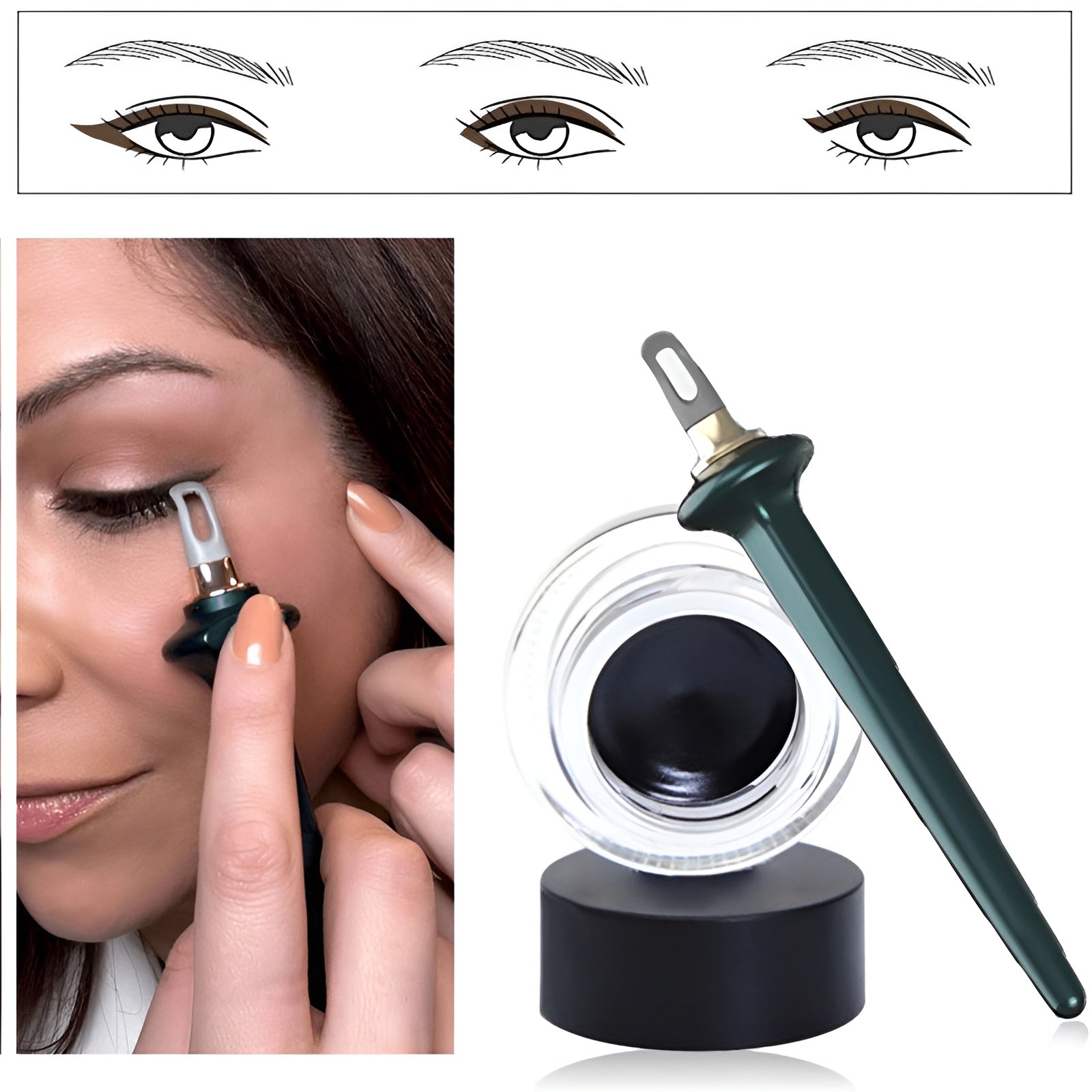 50% OFF | EasyEyeliner - Simple and Precise for Perfect Eyeliner (with eyeliner cream)