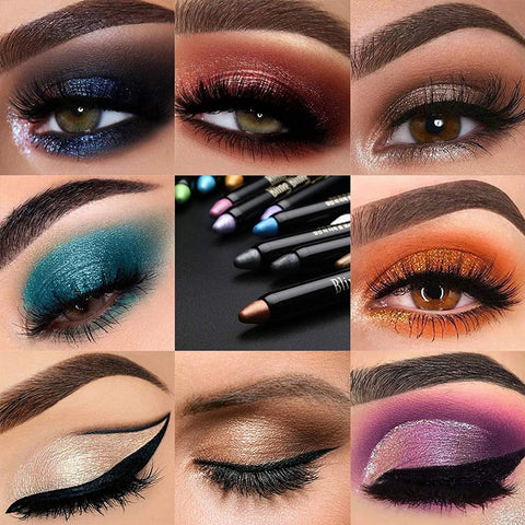 EyeGlam | waterproof eyeshadow pencils - Set of 15 pieces