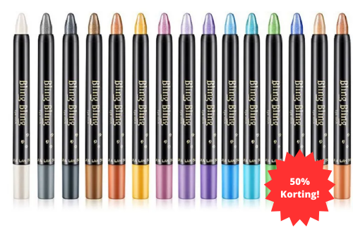 EyeGlam | waterproof eyeshadow pencils - Set of 15 pieces