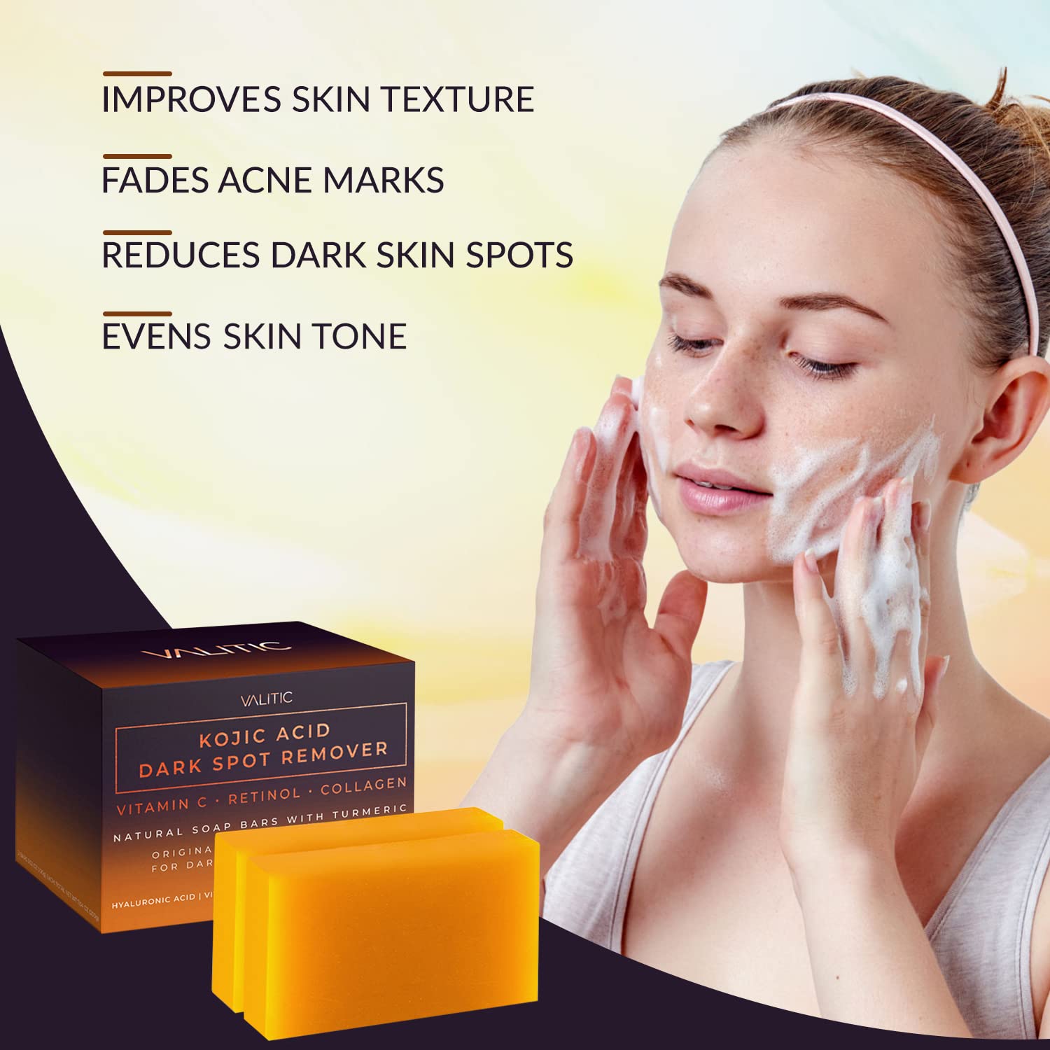 DermaGlow | Kojic Acid Dark Spot Remover Soap