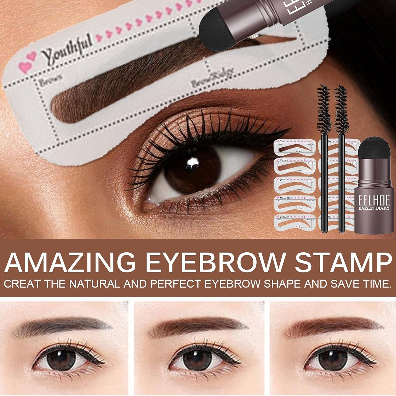 Baryn | Eyebrow set for fuller eyebrows