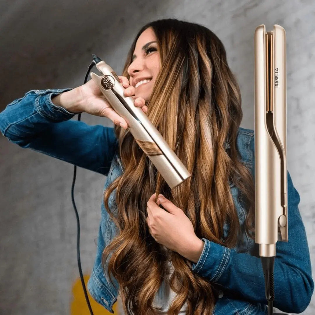 StyleEase | 2-in-1 Hair Styler for Effortless Straightening & Curling