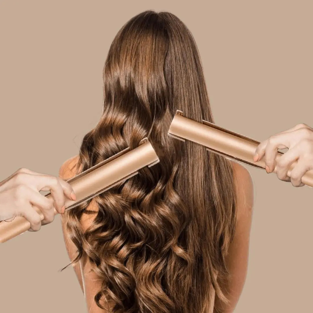 StyleEase | 2-in-1 Hair Styler for Effortless Straightening & Curling