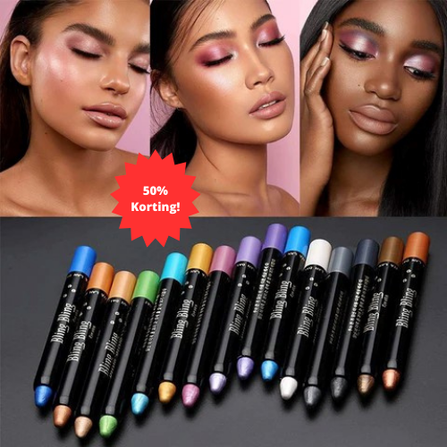 EyeGlam | waterproof eyeshadow pencils - Set of 15 pieces