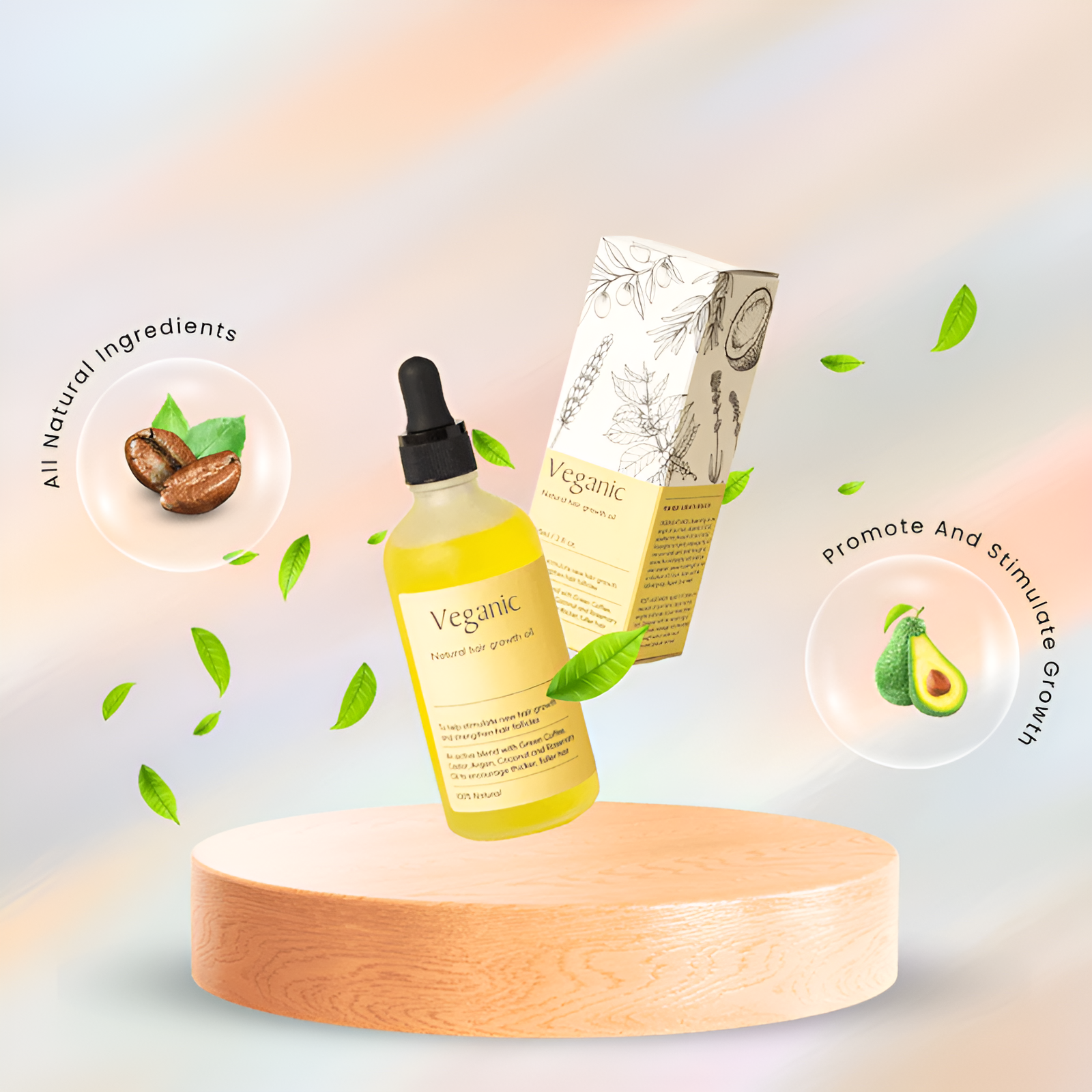 GrowthGlow | Plant-based formula with 10+ oils for intense hydration and protection