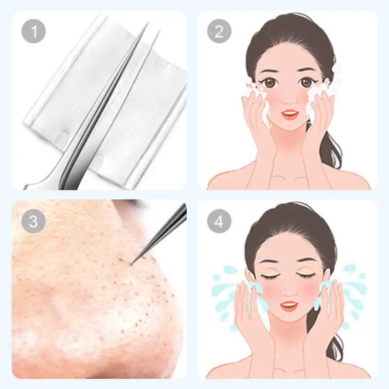 Fenna | 7-piece stainless steel hair removal kit for blackheads
