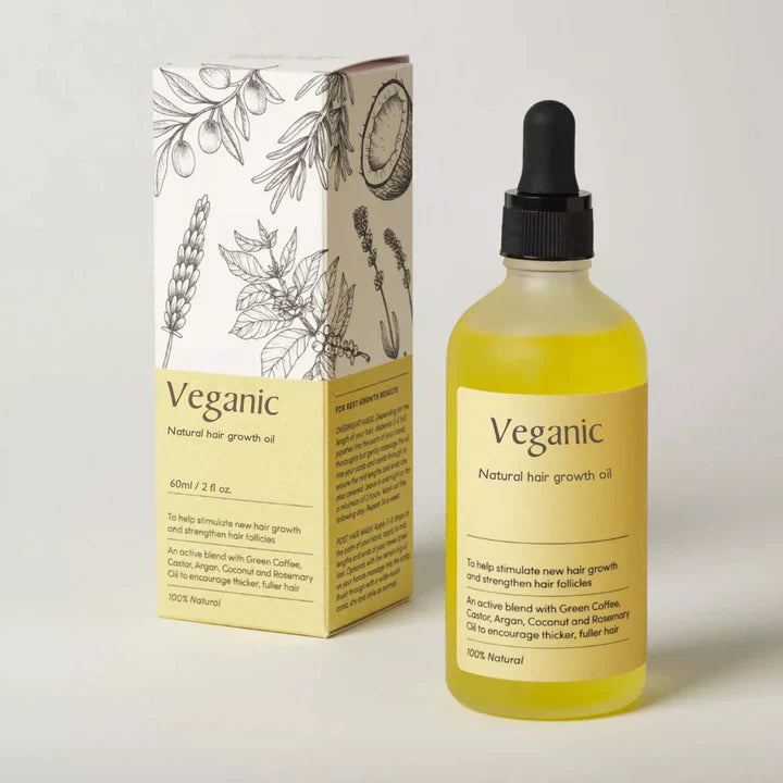GrowthGlow | Plant-based formula with 10+ oils for intense hydration and protection