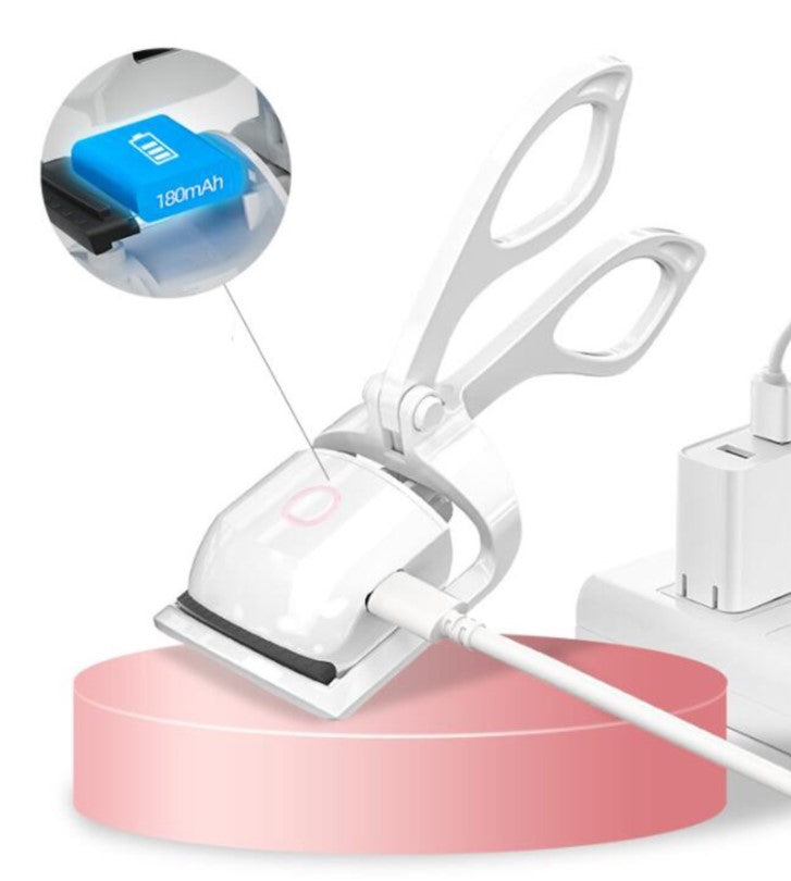 Luna | portable heated electric eyelash curler - rechargeable via usb