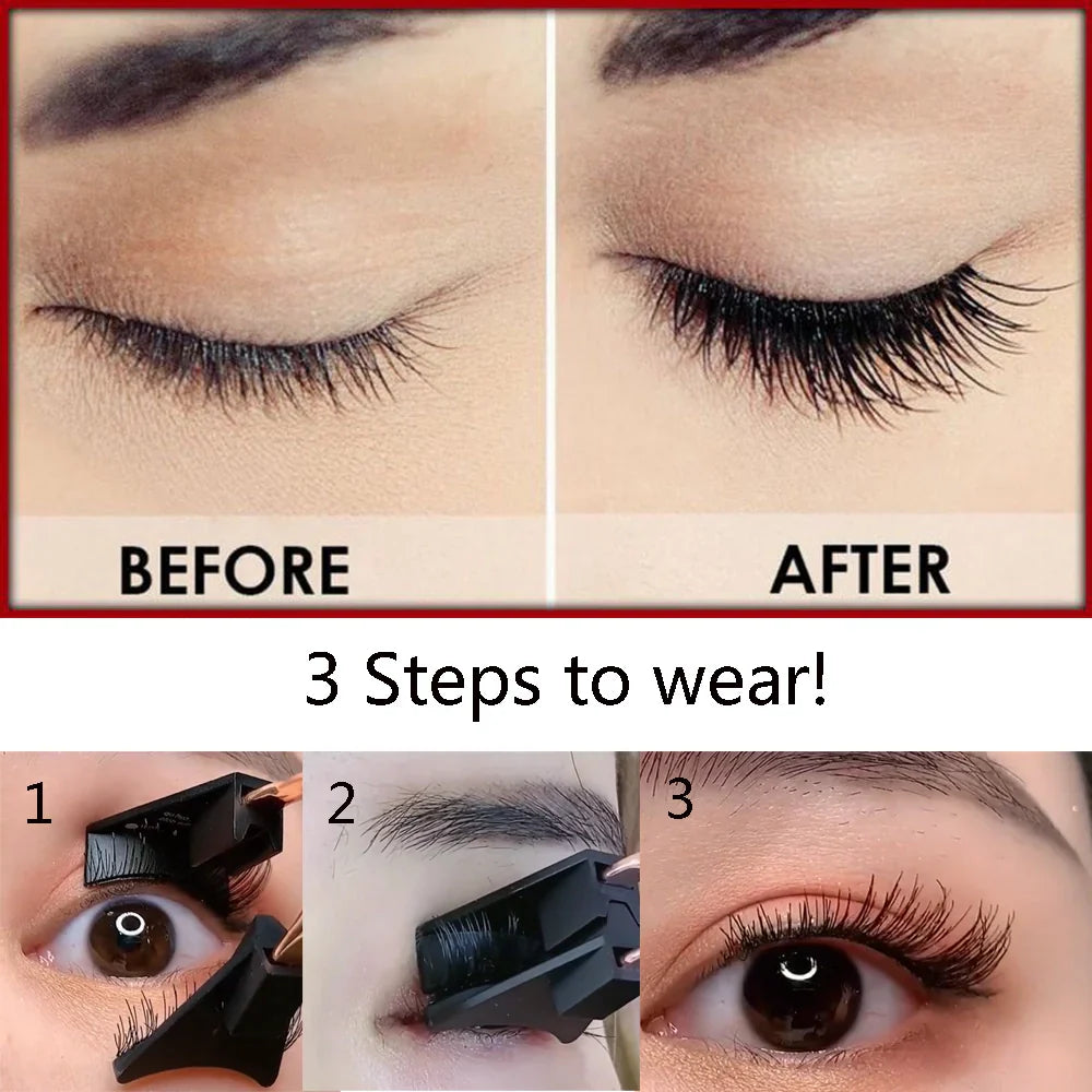Quantum | Magnetic False Eyelashes Set | include 2 Pairs of Eyelashes