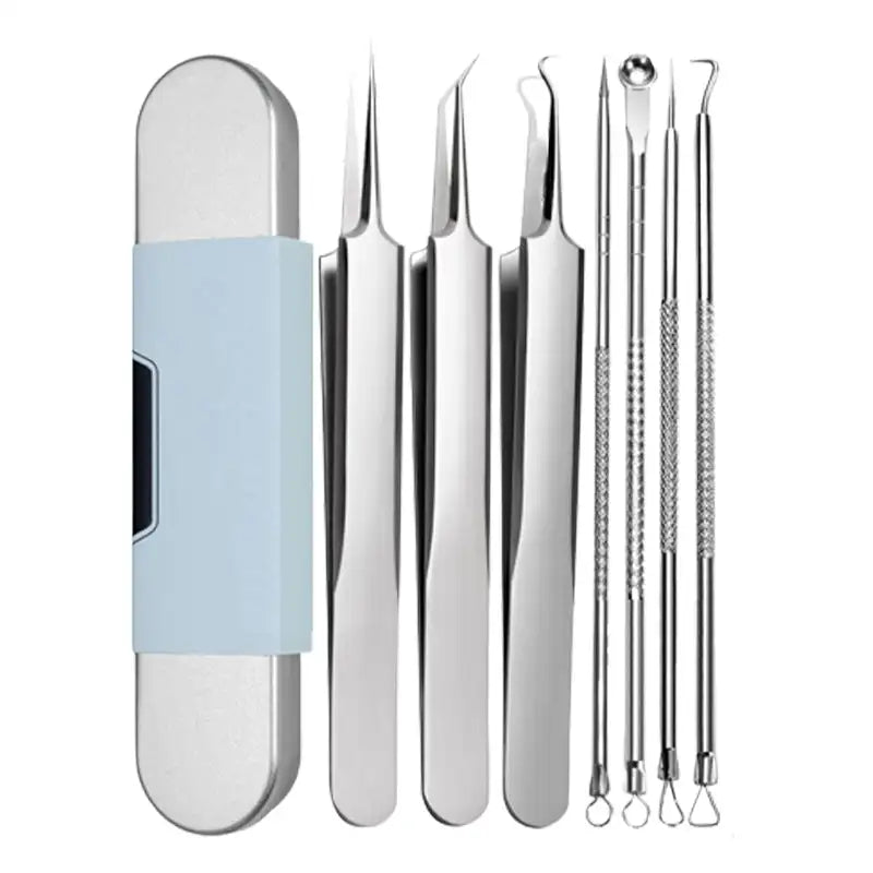 Fenna | 7-piece stainless steel hair removal kit for blackheads